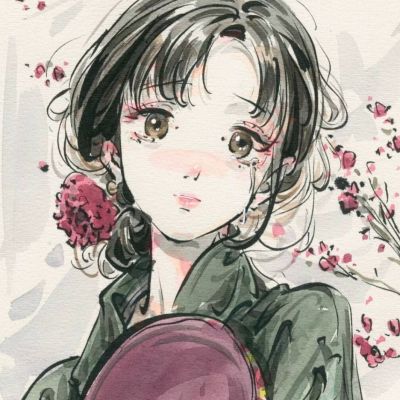 日系女头动漫小众高清图片