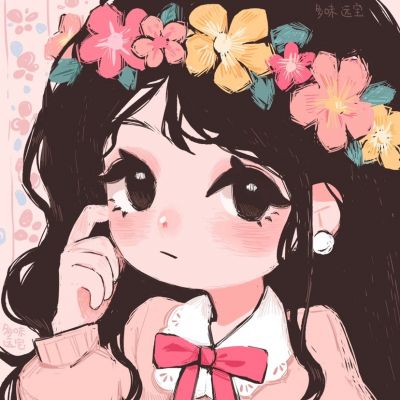 q版少女头像卡通手绘可爱超萌图片