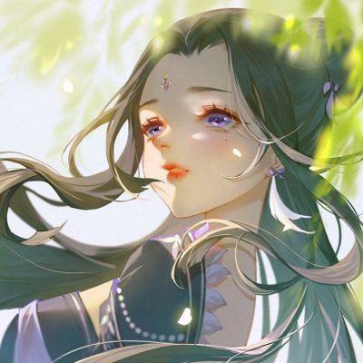 唯美漫画古风头像女