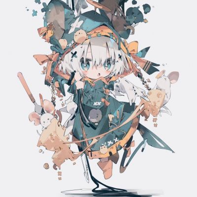 手绘动漫头像少女个性网图