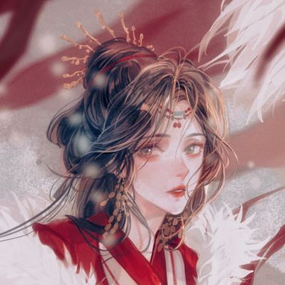 唯美漫画古风头像女
