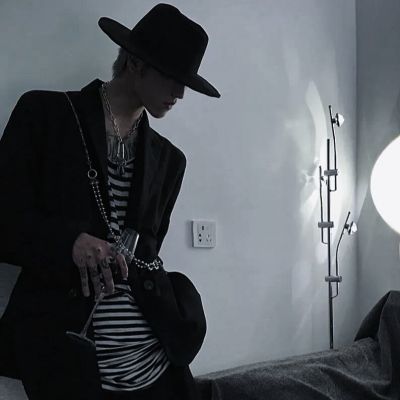 超酷黑色系男生头像