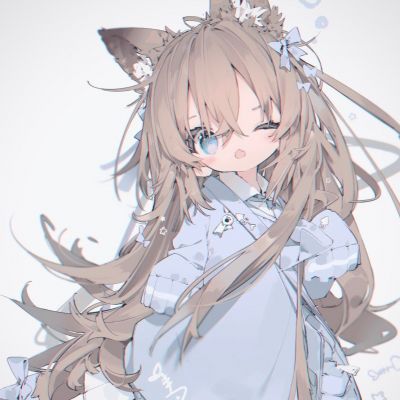 手绘动漫头像少女个性网图