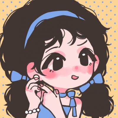q版少女头像卡通手绘可爱超萌图片