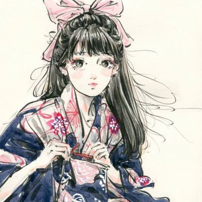 日系女头动漫小众高清图片