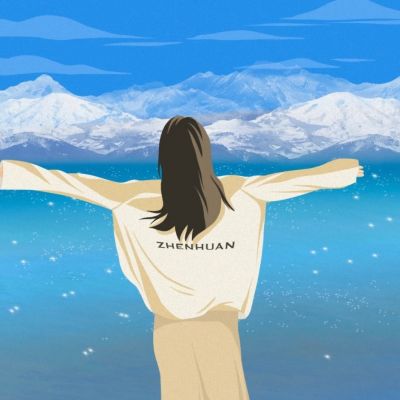 不露脸情侣头像手绘动漫一对两张高清图片