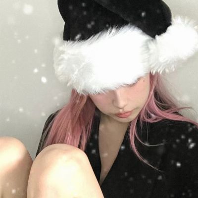 冬日女生头像真人高清图片