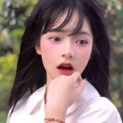 女生真人温柔头像小清新图片