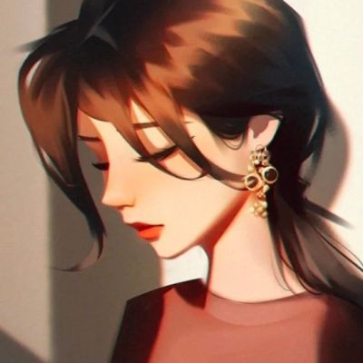 头像动漫伤感手绘女