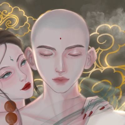 独一无二动漫情侣头像一对两张高清图片