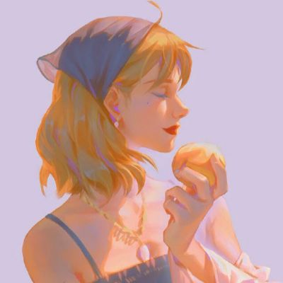 动漫文艺气质女头像高清图片 