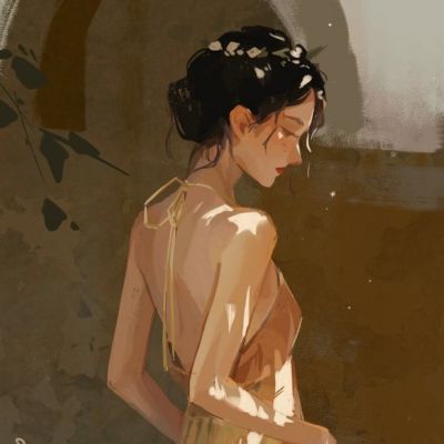 动漫文艺气质女头像高清图片 