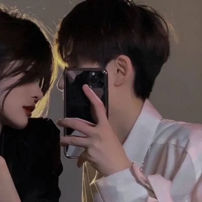 超火黑色系情侣头像