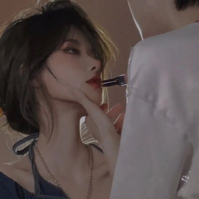 超火黑色系情侣头像