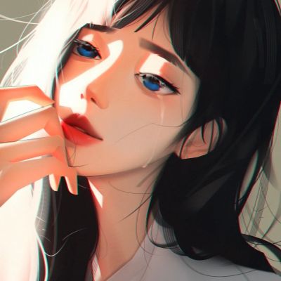 头像动漫伤感手绘女