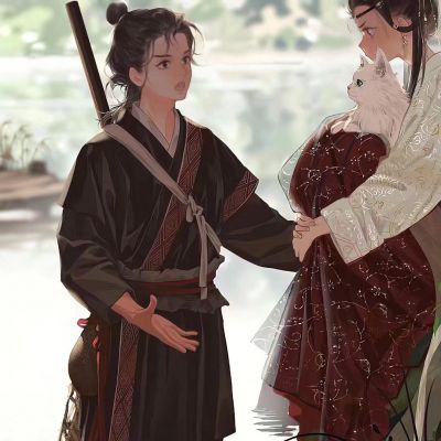 侠客情侣头像一对两张