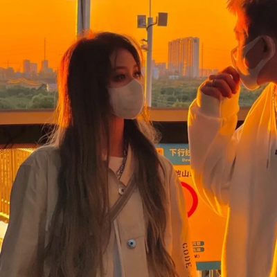 氛围感拉满情侣头像高级真人图片