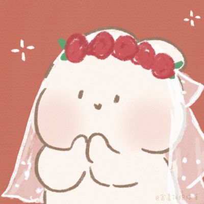 可爱情头一对呆萌动漫卡通图片