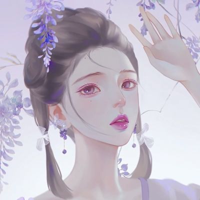古风唯美女头像手绘