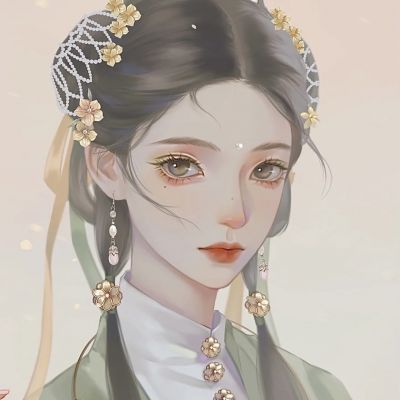 古风唯美女头像手绘
