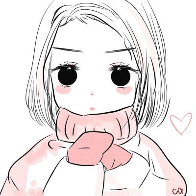 2025年女生微信卡通简笔头像图片