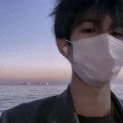 头像男生丧系侧脸