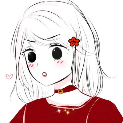 2025年女生微信卡通简笔头像图片