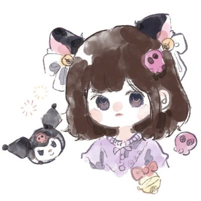 女生可爱萝莉手绘头像