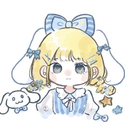 女生可爱萝莉手绘头像