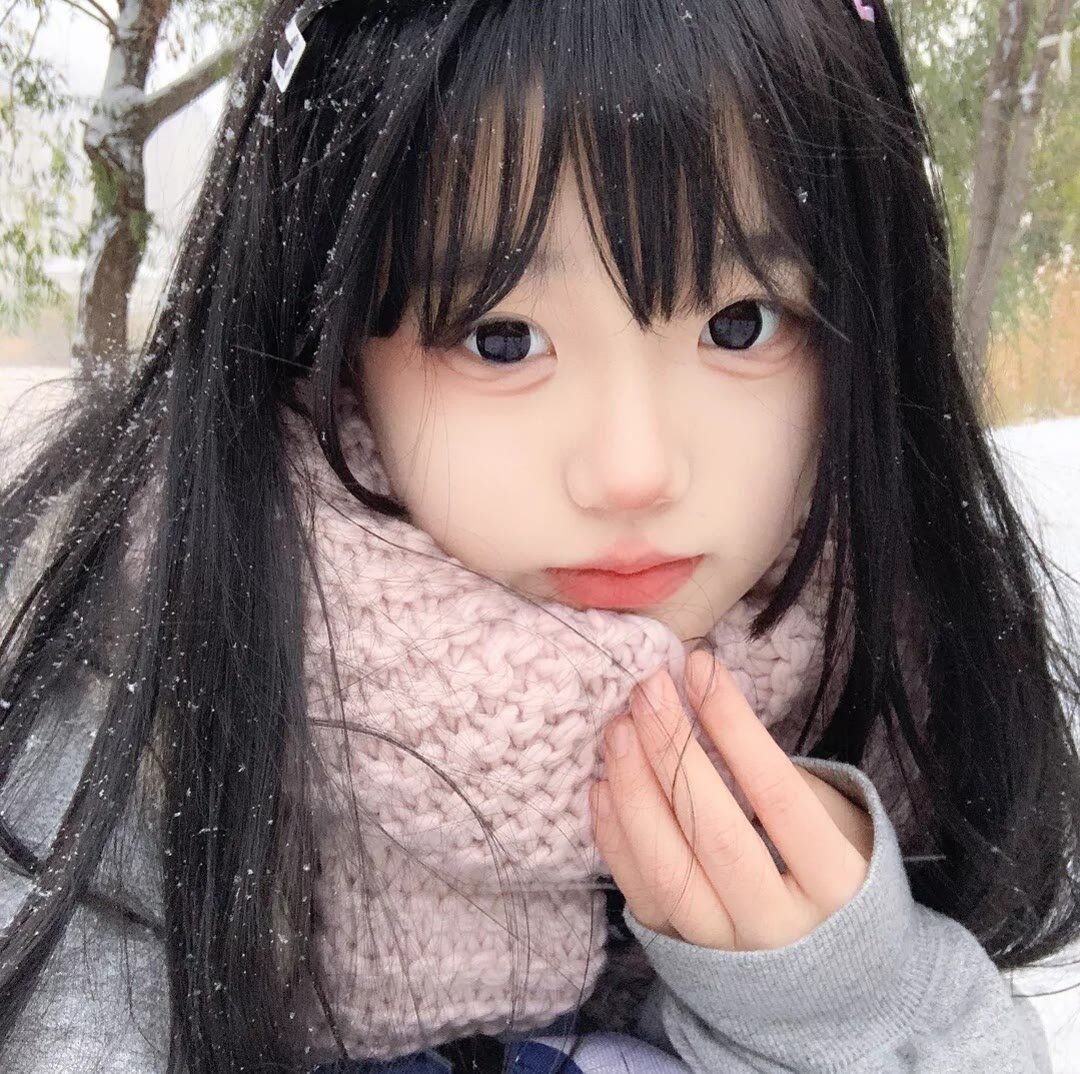 冬天落雪女生唯美头像