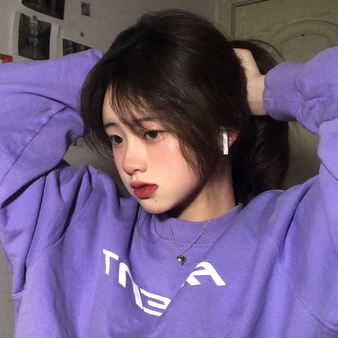 原宿风仙气女头真人高清图片