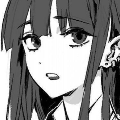 小众女生头像黑白动漫