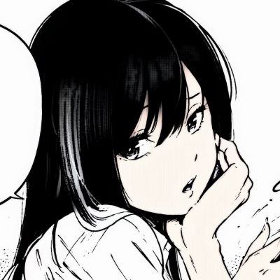 小众女生头像黑白动漫