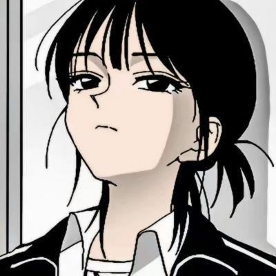 小众女生头像黑白动漫