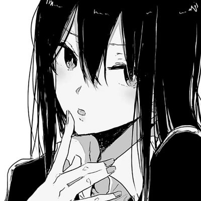 小众女生头像黑白动漫