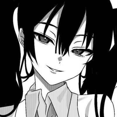 小众女生头像黑白动漫