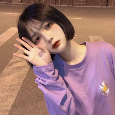 超仙女生头像紫色系