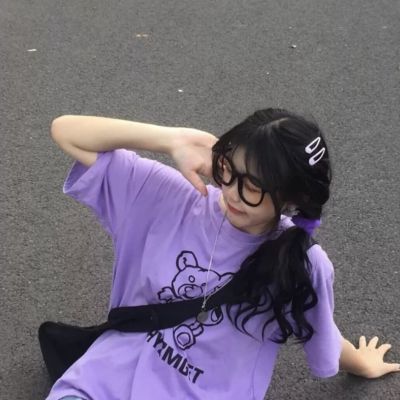 超仙女生头像紫色系