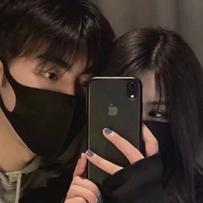 情侣头像真人一左一右