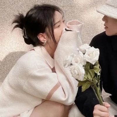 情侣头像双人真人小众