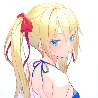动漫马尾女生头像