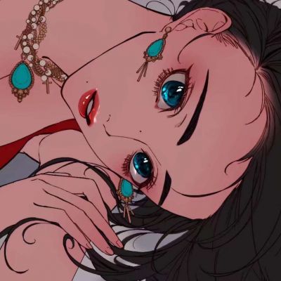 手绘动漫女头高冷