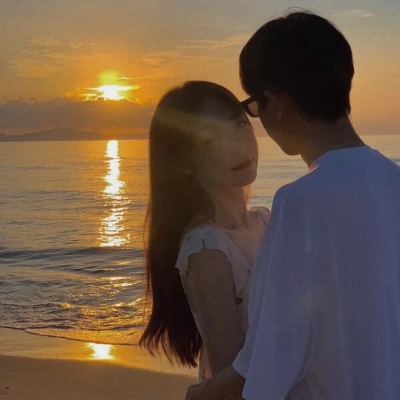 妩媚潮流情侣头像真人