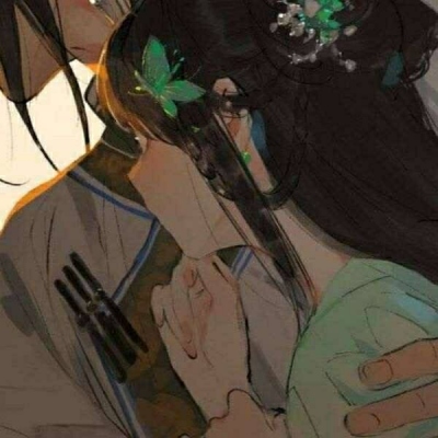 动漫超甜情侣害羞头像