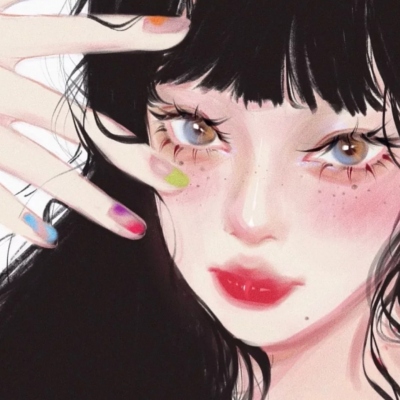 动漫手绘女生头像