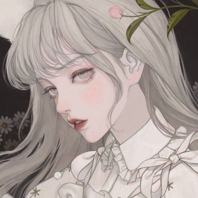 女生头像小众高级手绘