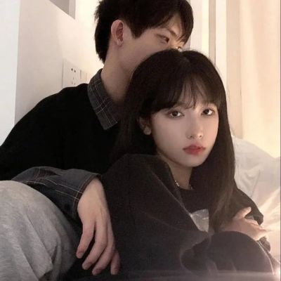 情侣头像真人一左一右