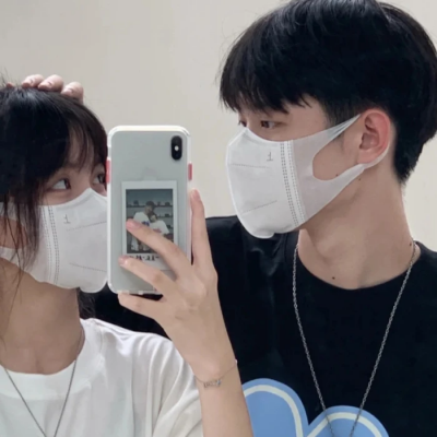 情侣头像真人一左一右