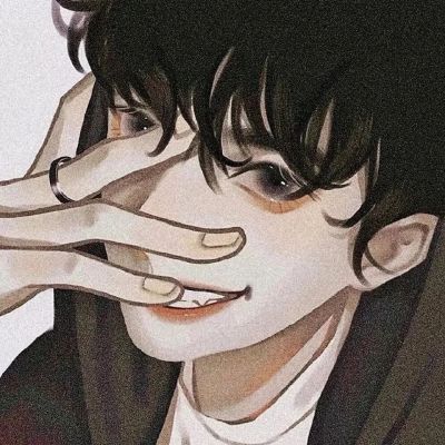 酷炫动漫男头手绘