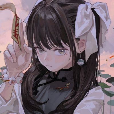 手绘动漫女头高冷
